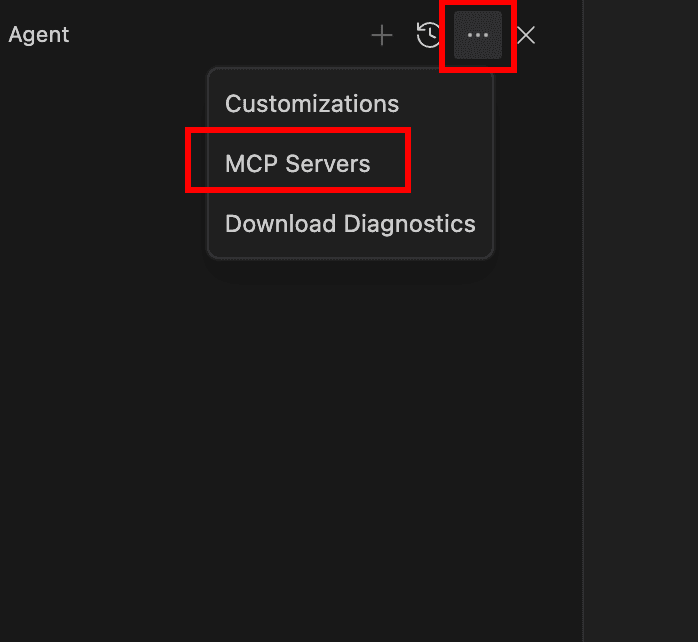 Antigravity click more menu
