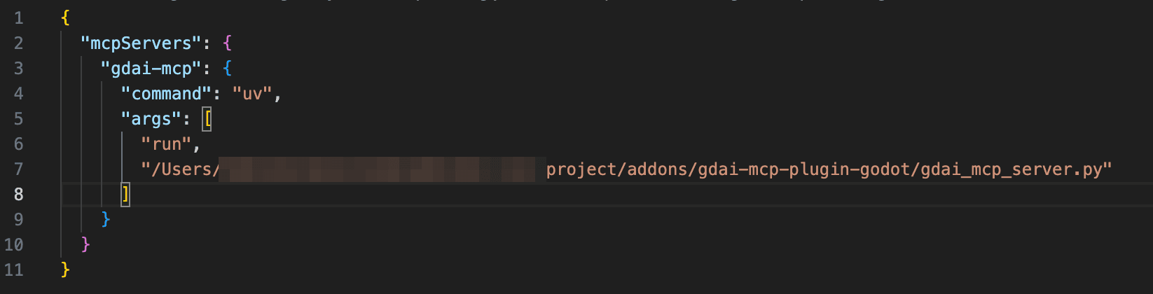 Antigravity MCP server config